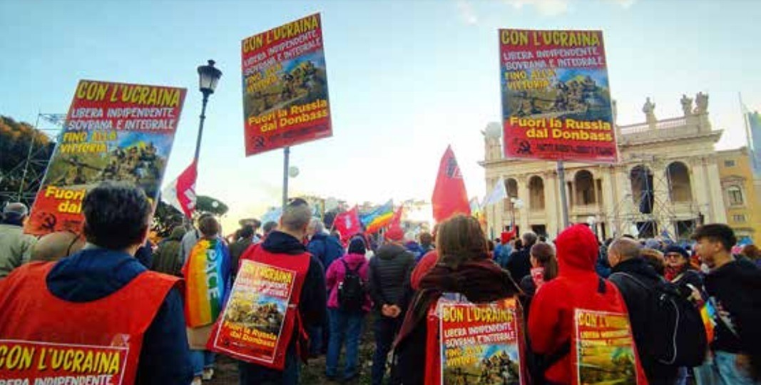 Il PMLI sull’invio delle armi all’Ucraina