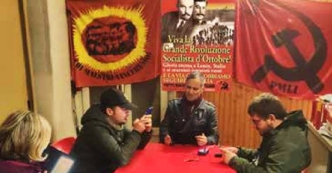 Celebrato il 107° Anniversario della Rivoluzione d’Ottobre studiando il Documento del CC del PMLI per il Centenario
