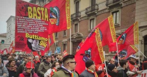 In 15 mila alla manifestazione provinciale a Milano per lo sciopero generale del 29 Novembre 2024.