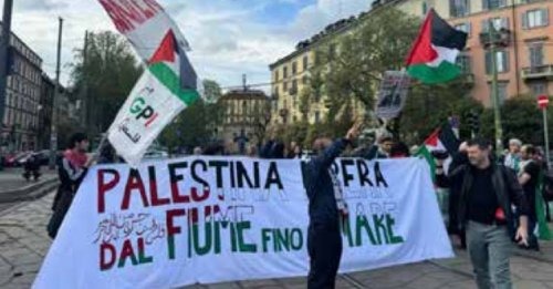 Presidio per la Palestina e contro la repressione a Milano