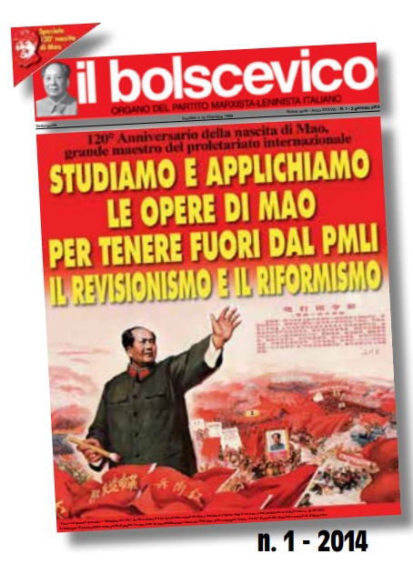 Copertina Il Bolscevico 1-2014