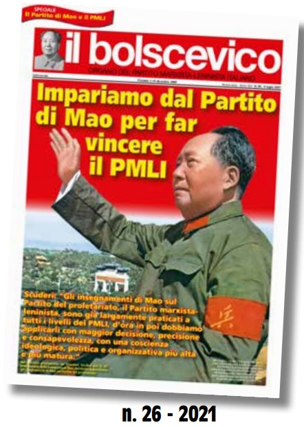 Copertina Il Bolscevico 26-2021